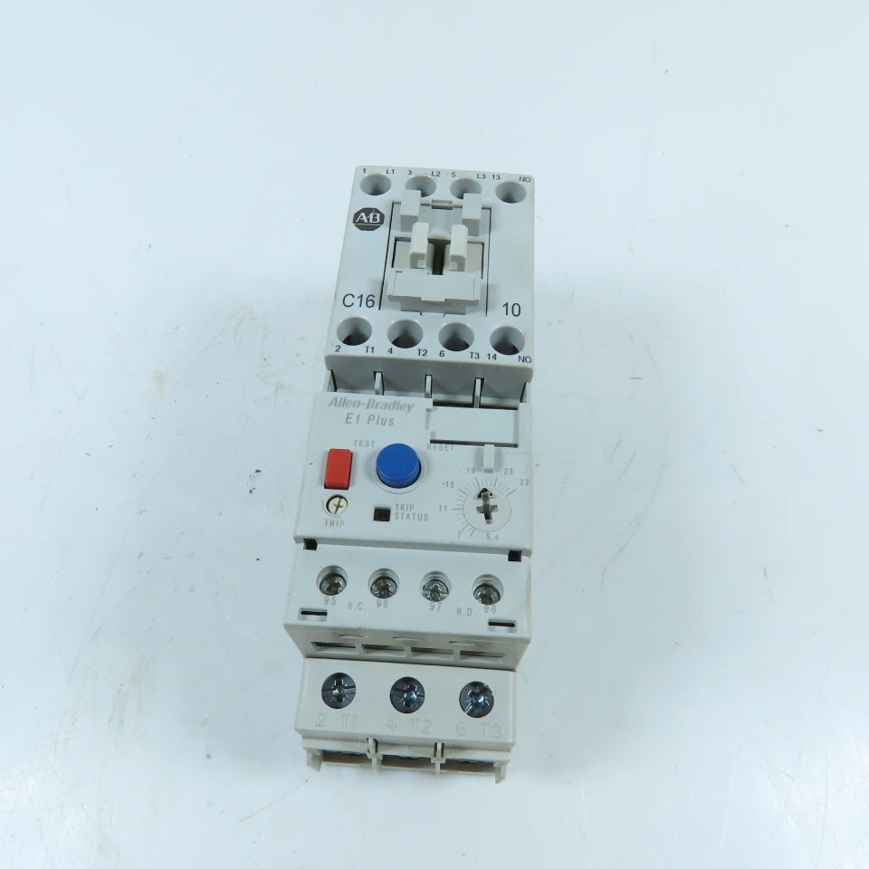 Allen Bradley 193-EEEB 100-C16*10 3-Pole Contactor Overload Relay 5.4-27A 110V