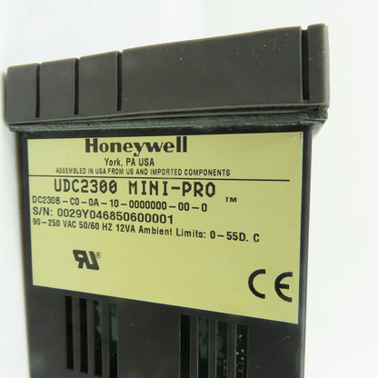 Honeywell DC230B-C0-0A-10-0000000-00-0 UDC2300 Digital Temp Controller 90-250VAC
