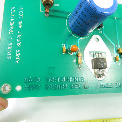 Data Instruments D42084 Shadow V Transmitter Power Supply Logic Circuit Board