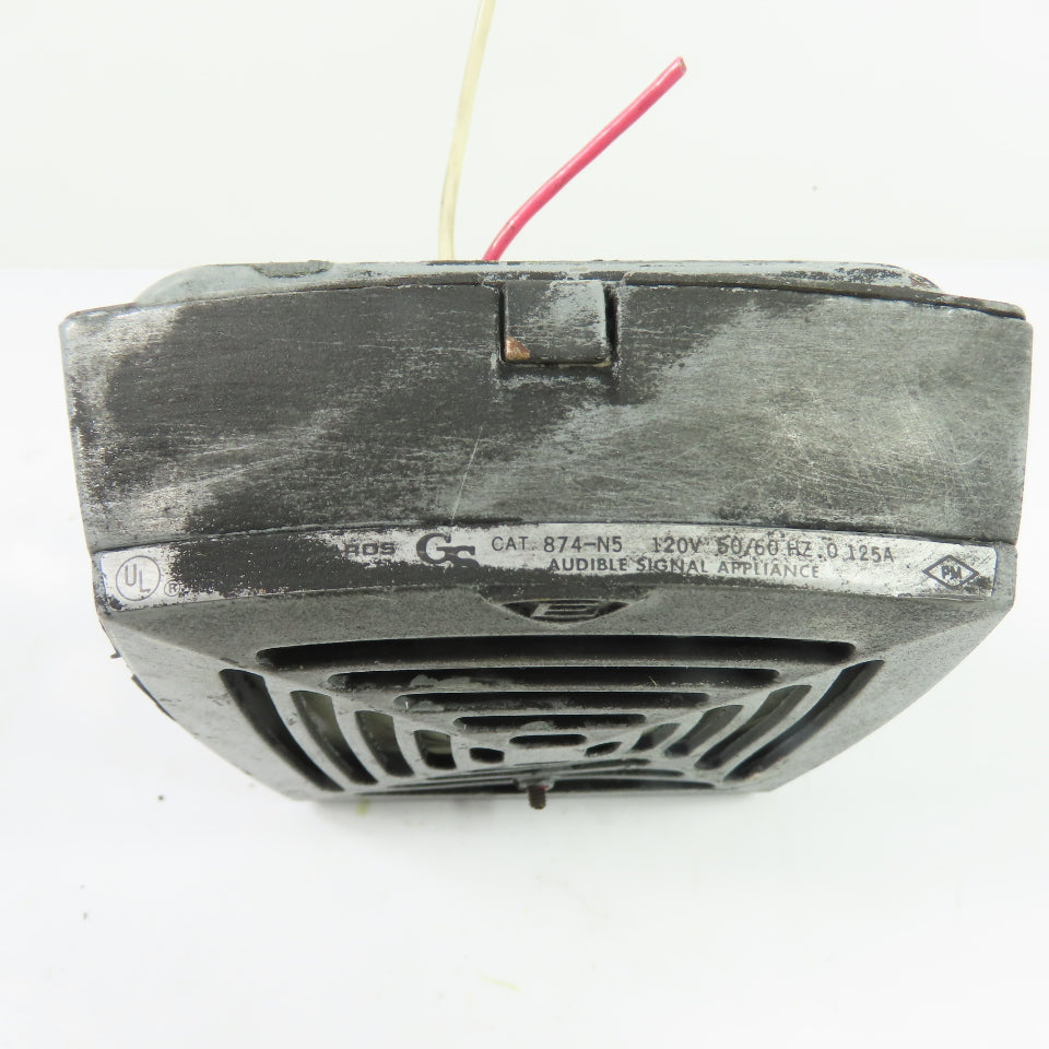 Edwards 874-N5 Audible Vibrating Horn 120VAC 0.125A