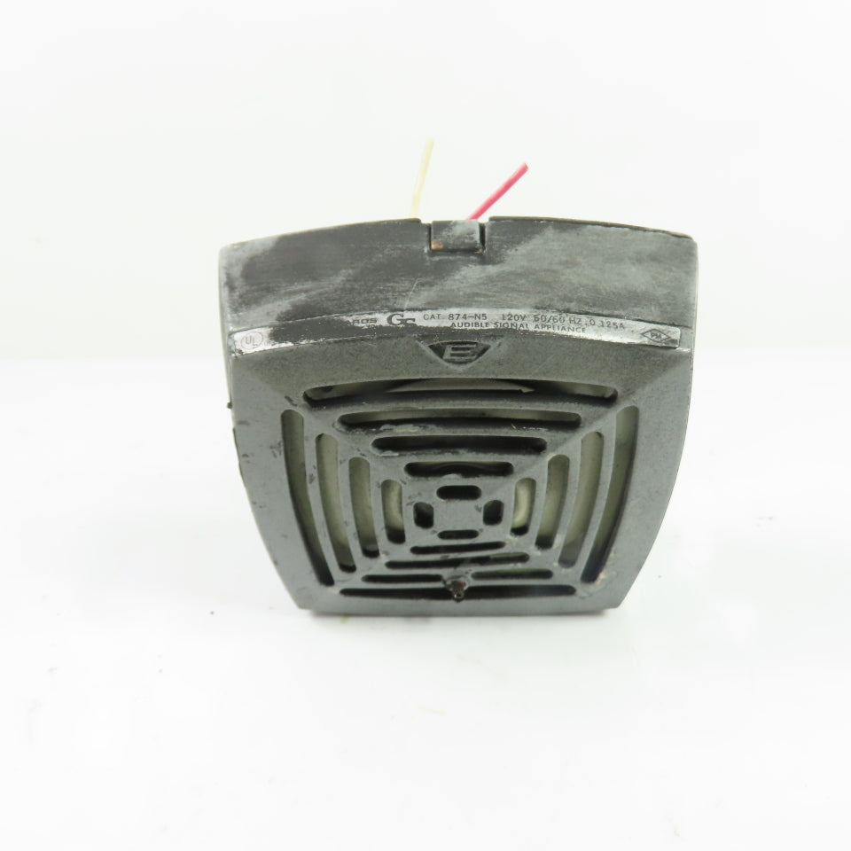 Edwards 874-N5 Audible Vibrating Horn 120VAC 0.125A