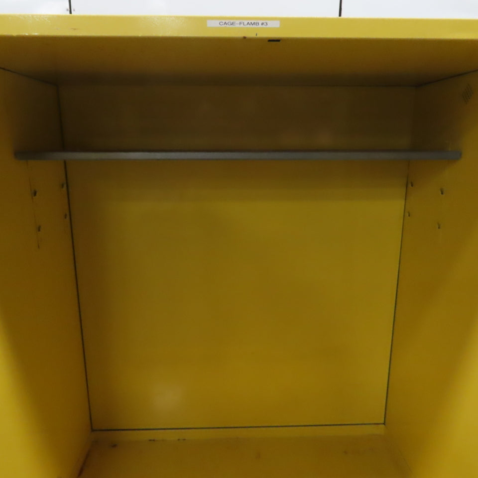 Eagle HAZ1955 110 Gallon 2-Drum Flammable Liquid Storage Cabinet 57.5"x 31"x 65"