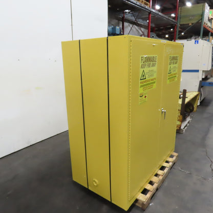 Eagle HAZ1955 110 Gallon 2-Drum Flammable Liquid Storage Cabinet 57.5"x 31"x 65"