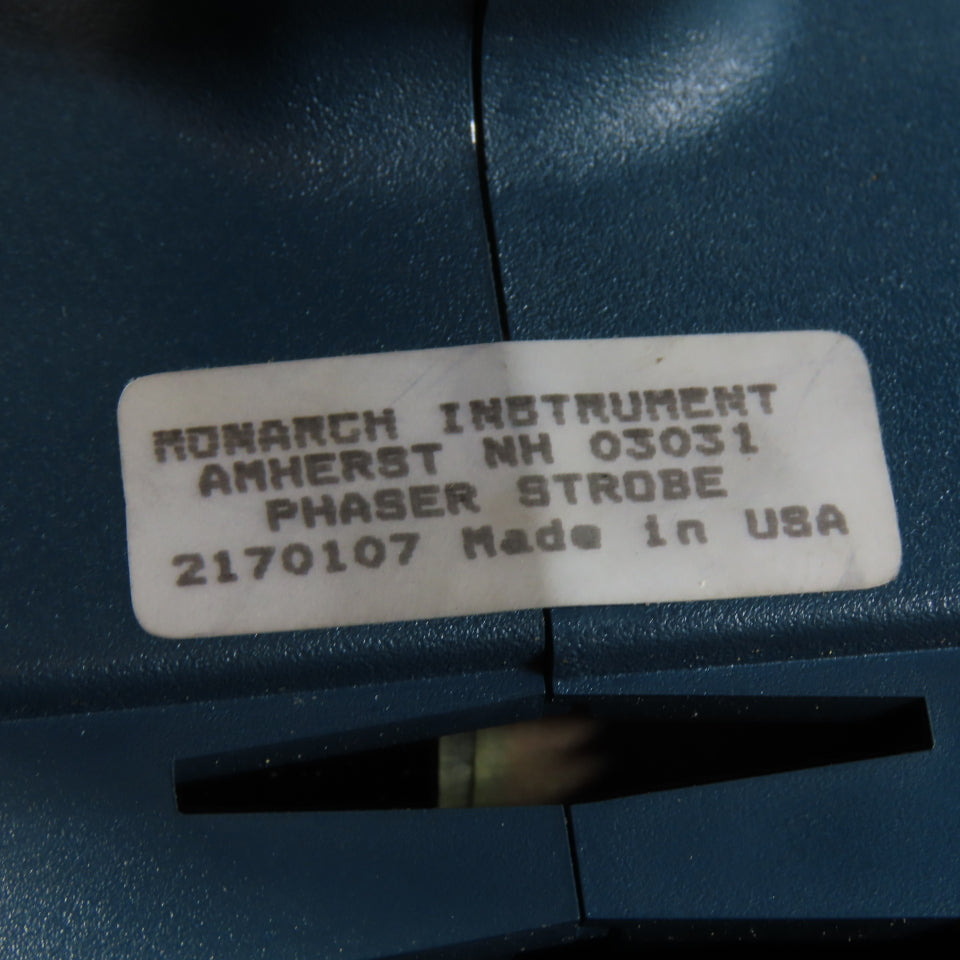 Monarch Instrument Digital Phase-Shifting Stroboscope Kit Power Supply & Case