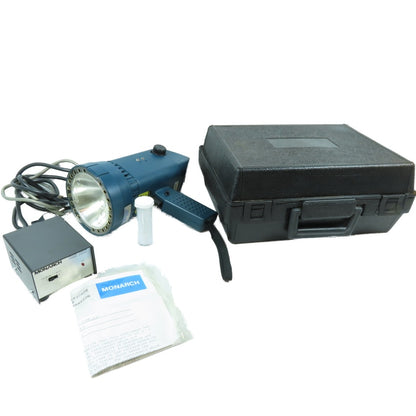 Monarch Instrument Digital Phase-Shifting Stroboscope Kit Power Supply & Case