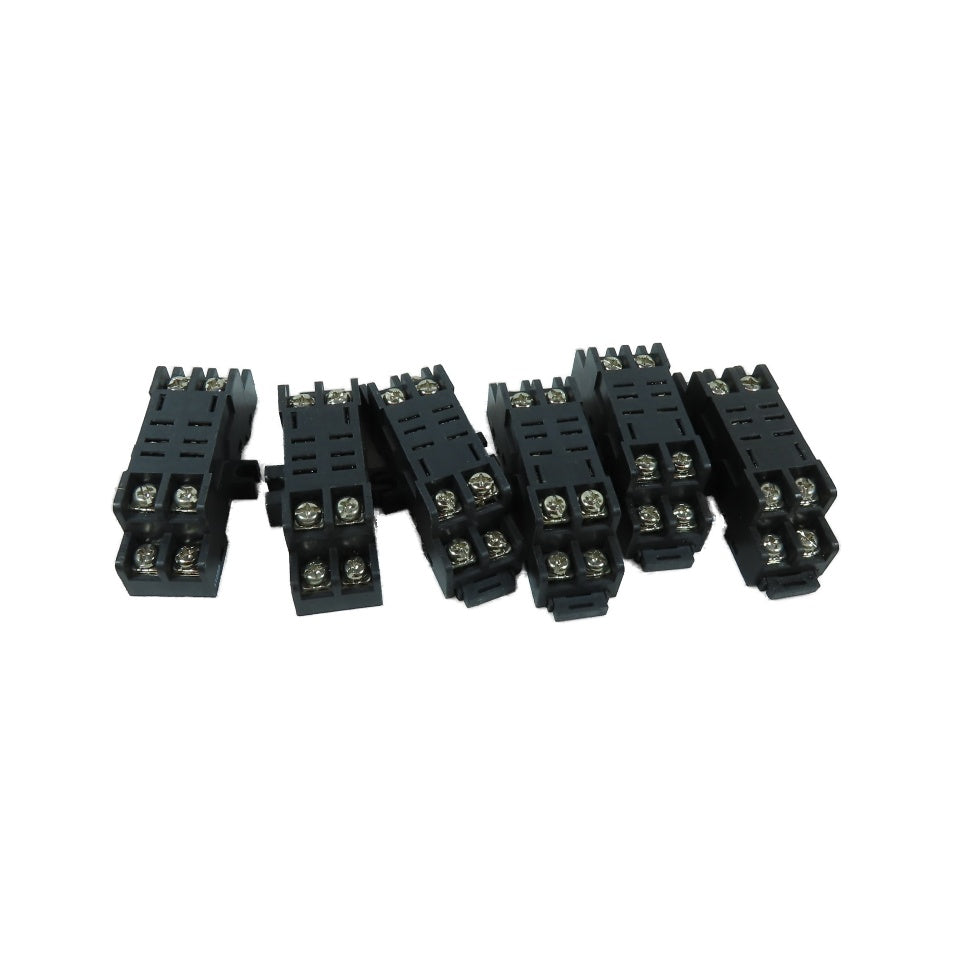 GE CR420NA2 8-Pin DPDT Relay Socket 15A 300VAC Lot Of 6