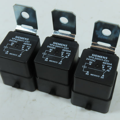 Siemens VF4-55H11-C01 40/30A SPDT Power Relay 24VDC Lot Of 3