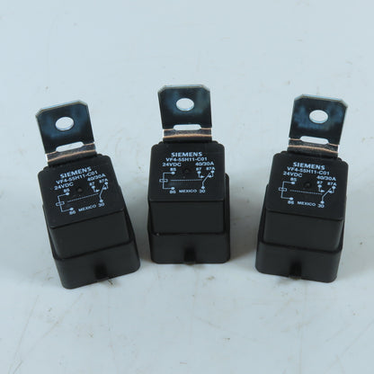 Siemens VF4-55H11-C01 40/30A SPDT Power Relay 24VDC Lot Of 3