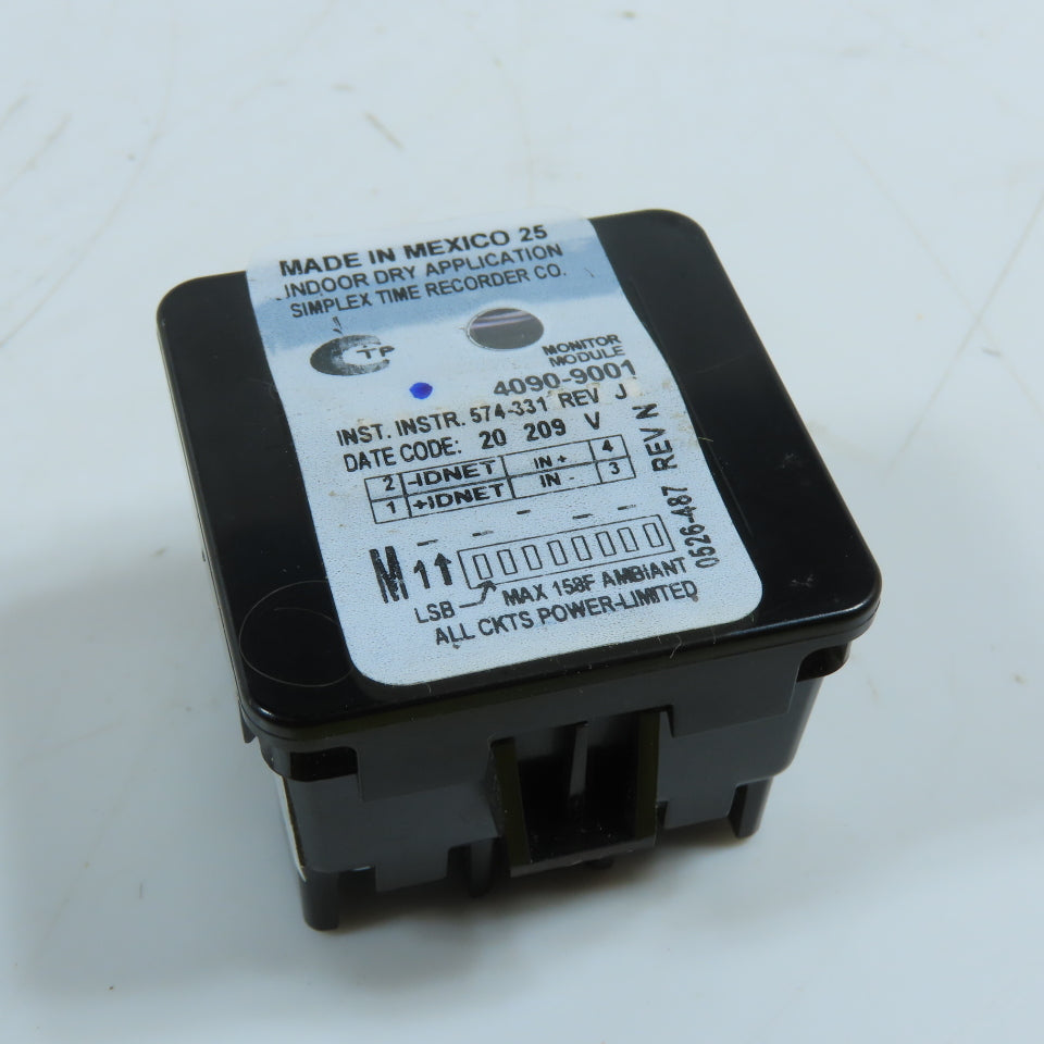 Simplex 4090-9001 Supervised IAM Fire Alarm Monitor Module