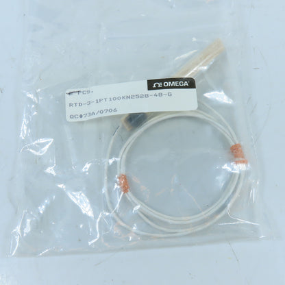 Omega RTD-3-1PT100KN2528-48-G RTD Pt100 Sensor Element 48" Fiberglass Lead