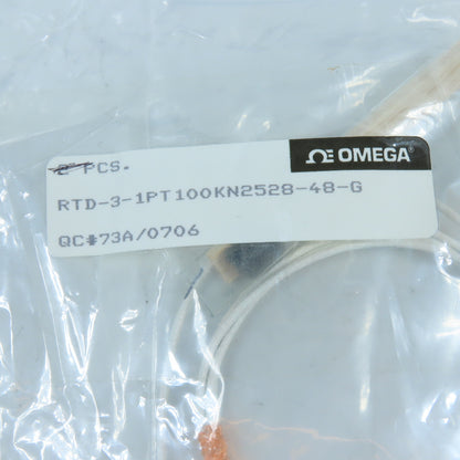 Omega RTD-3-1PT100KN2528-48-G RTD Pt100 Sensor Element 48" Fiberglass Lead