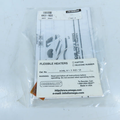 Omega KHLV-102/2 Polyimide Kapton Flexible Heater 28VAC
