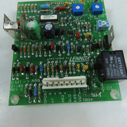 Lennox EM1-1 91J89 Economizer Control Circuit Board Rev C