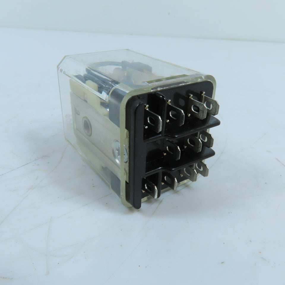 Potter & Brumfield KUP-14A15-240 10A 3PDT Basic Enclosed Power Relay 240VAC