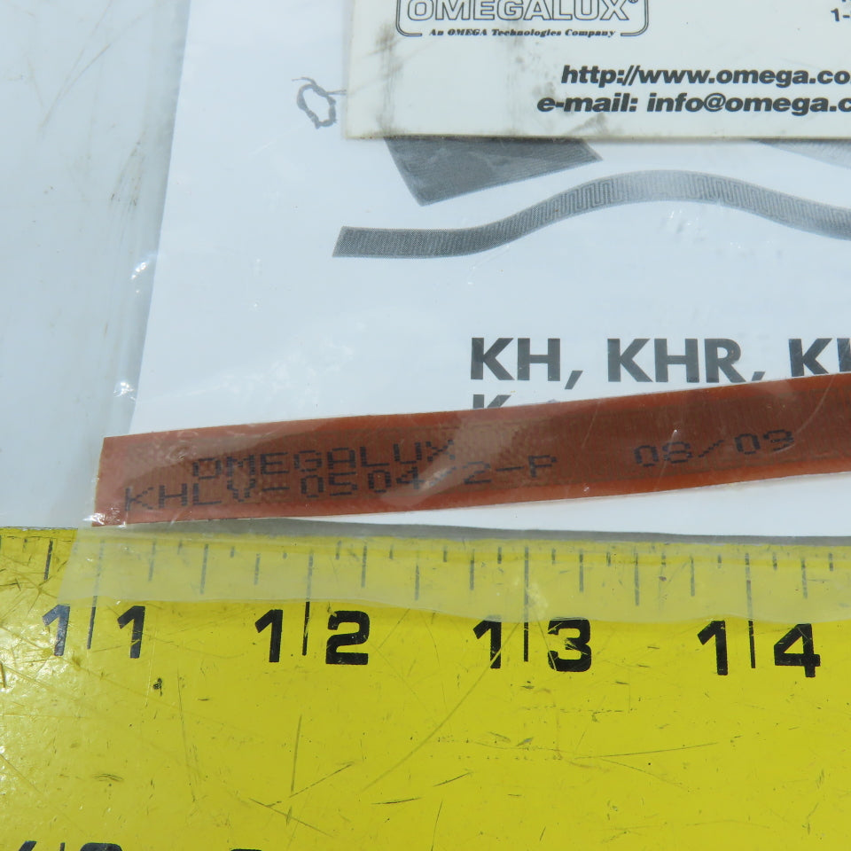 Omega KHLV-0504/2-P Kapton Flexible Strip Heater 5W 28VAC