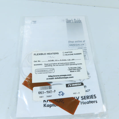 Omega KHLV-104/2-P Kapton Flexible Heater Pad 28V