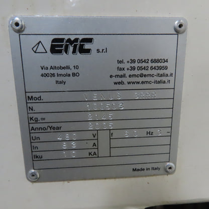 EMC VENUS 3RRR 1300mm Wide Belt Finishing Sander 480V 3Ph
