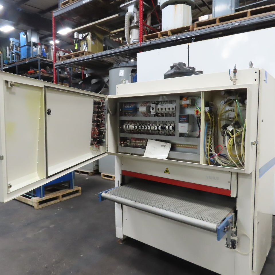 EMC VENUS 3RRR 1300mm Wide Belt Finishing Sander 480V 3Ph