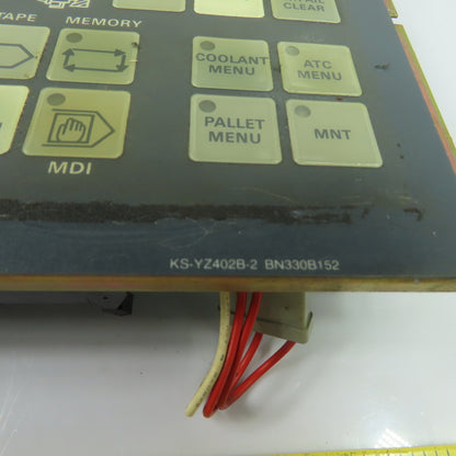 Mitsubishi BN330B152 KS-YZ402B-2 CNC Operator Control Panel Membrane Keypad