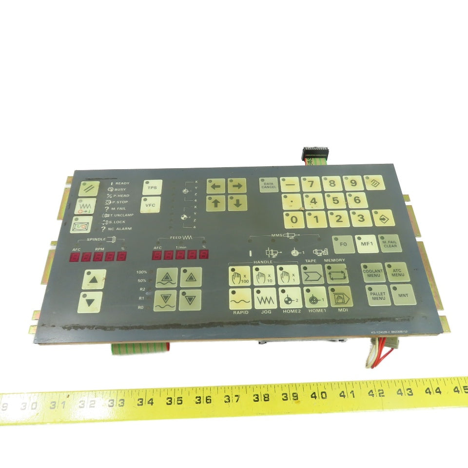 Mitsubishi BN330B152 KS-YZ402B-2 CNC Operator Control Panel Membrane Keypad