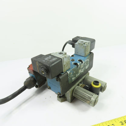 Rexroth N/A Double Solenoid Pneumatic Directional Valve Manifold 110/115V