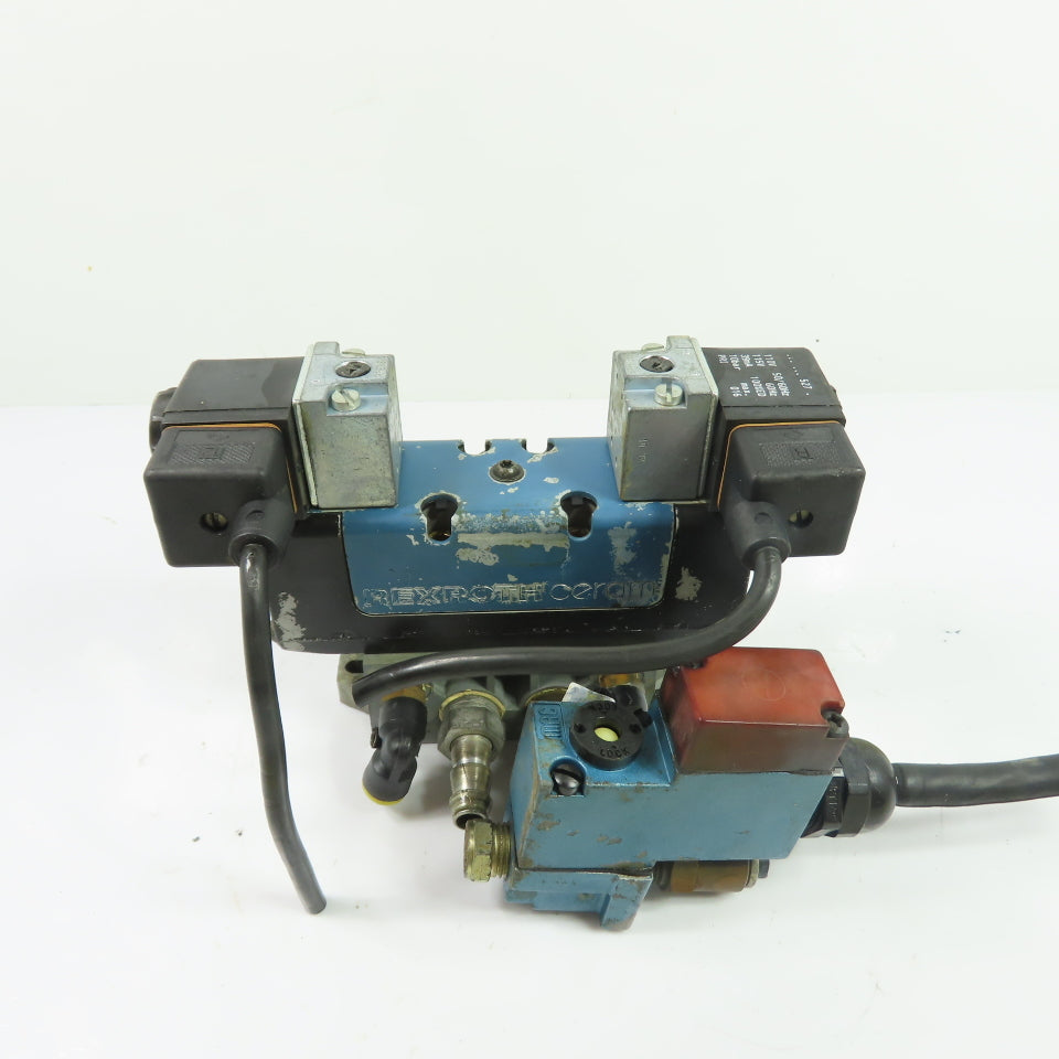 Rexroth N/A Double Solenoid Pneumatic Directional Valve Manifold 110/115V