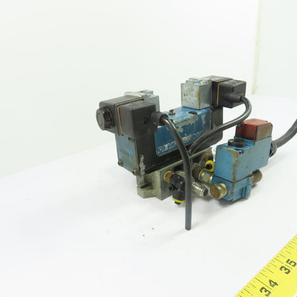 Rexroth N/A Double Solenoid Pneumatic Directional Valve Manifold 110/115V