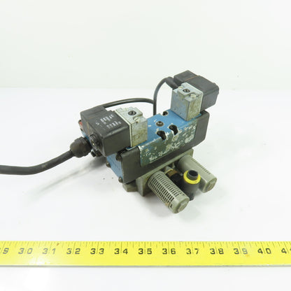Rexroth N/A Double Solenoid Pneumatic Directional Valve Manifold 110/115V
