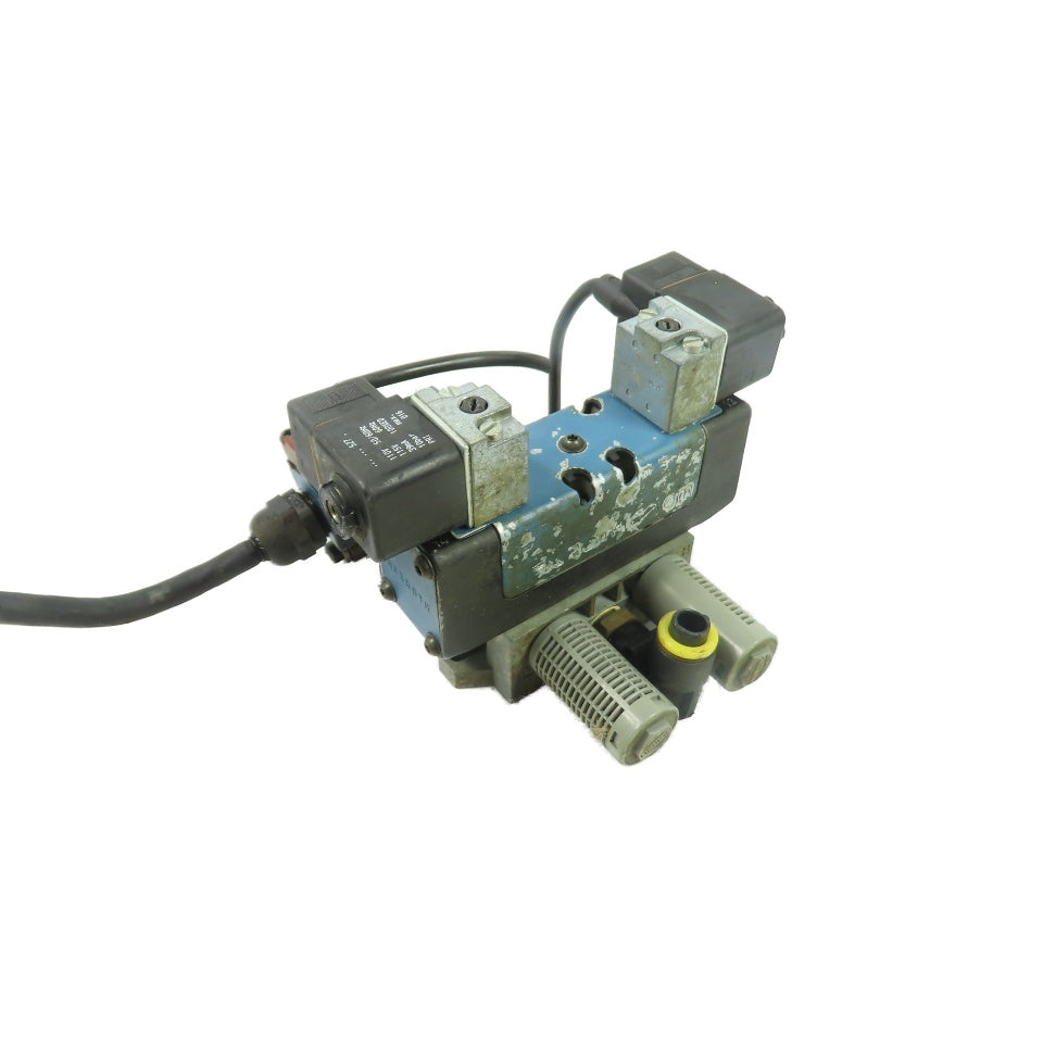 Rexroth N/A Double Solenoid Pneumatic Directional Valve Manifold 110/115V