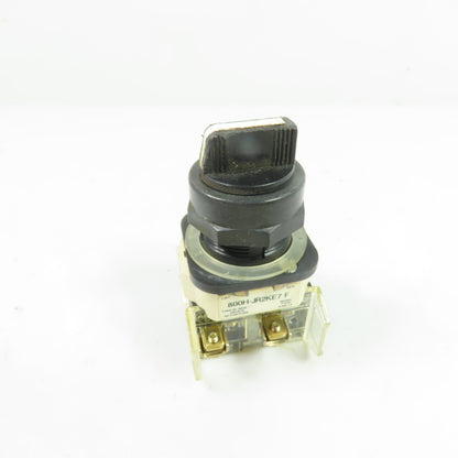 Allen-Bradley 800H-JR2KE7 3-Position Selector Switch Ser F 600V