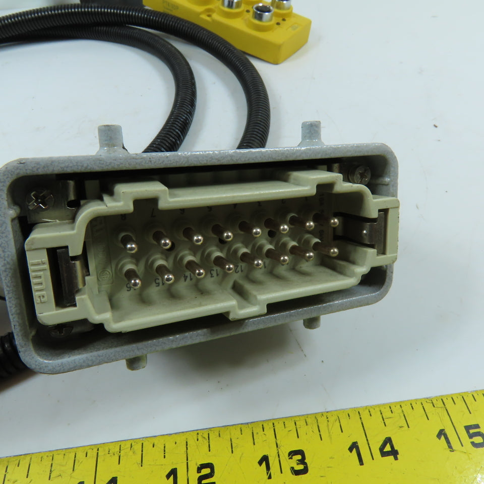 Autonics PT8-3DP 8-Port M12 Sensor Junction Box 3-Wire PNP 12-24VDC 8'