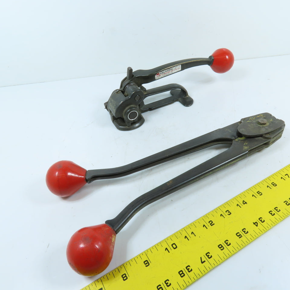Signode ST Steel Strapping Tensioner & Sealer Crimper Tool Set 3/8" to 3/4"