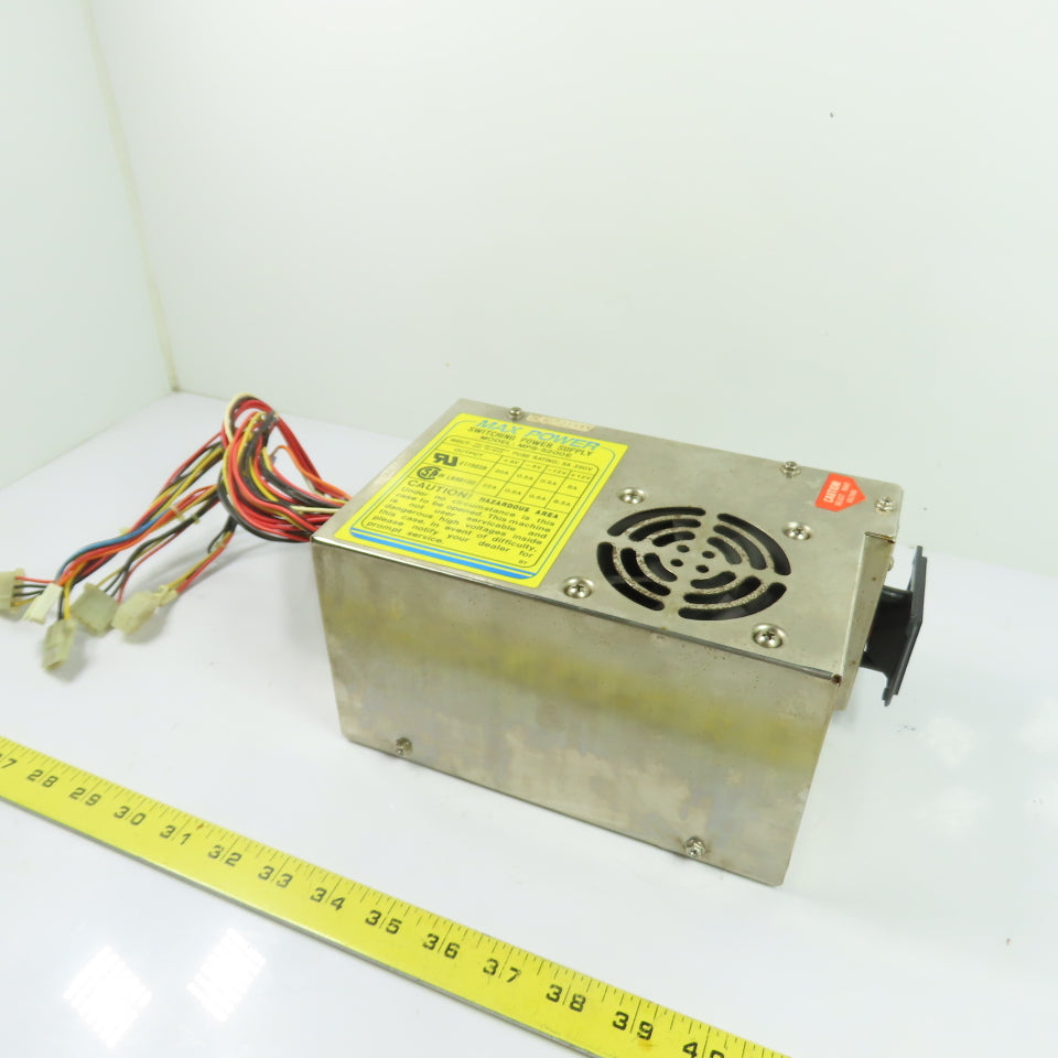 Max Power MPS-5200E Switching Power Supply 115/230VAC Input 5/12V Output