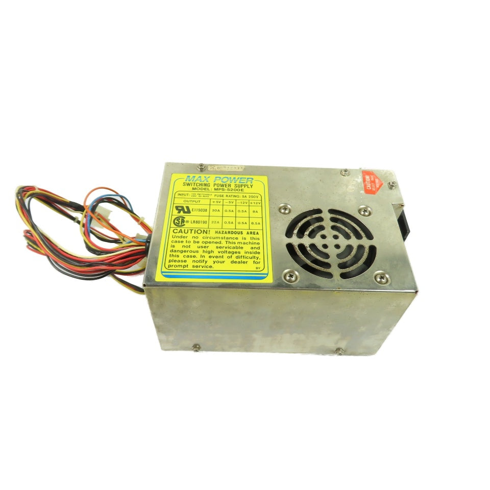 Max Power MPS-5200E Switching Power Supply 115/230VAC Input 5/12V Output
