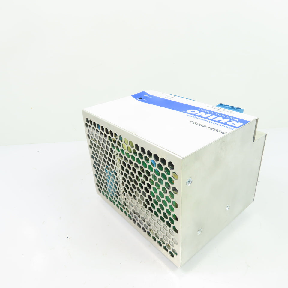 AutomationDirect Rhino PSB24-480S-3 480W Power Supply 24VDC 20A Out 400-500V In