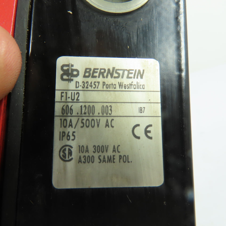 Bernstein 606.1200.003 F1-U2Z 10A Foot Pedal Operated Switch 500VAC 2NO/2NC IP65