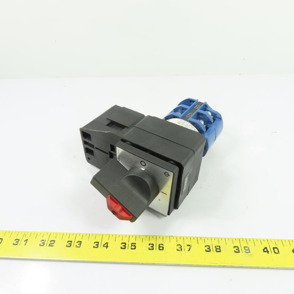 Kraus & Naimer 70029450 C42.T303 65A 3-Pole Rotary Cam Disconnect Switch 600V