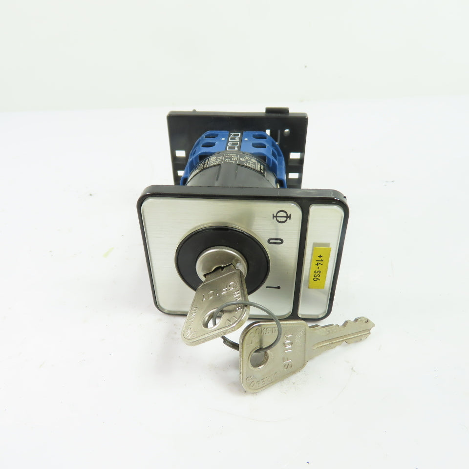 Kraus & Naimer CA10 2-Position 3-Pole Keyed Rotary Switch 660VAC