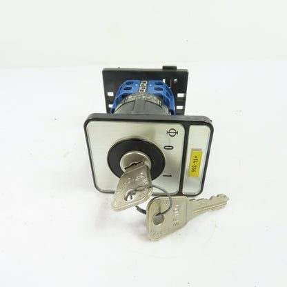 Kraus & Naimer CA10 2-Position 3-Pole Keyed Rotary Switch 660VAC