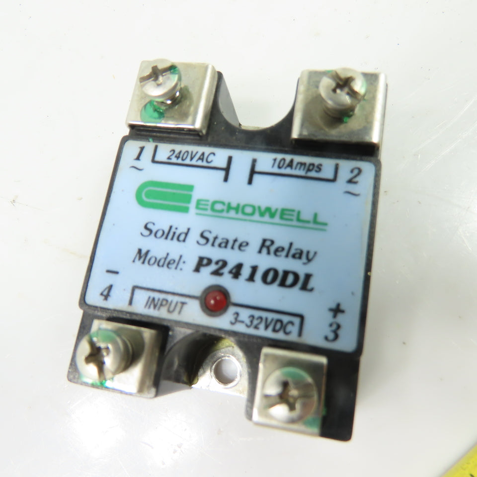 Echowell P2410DL 10A Solid State Relay 240VAC Output 3-32VDC Input