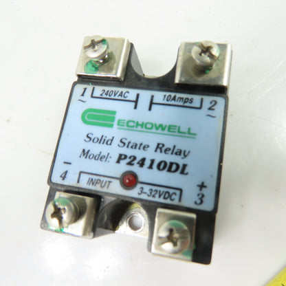 Echowell P2410DL 10A Solid State Relay 240VAC Output 3-32VDC Input