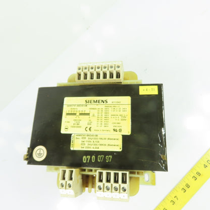Siemens 4AM5741-8AC40-0B Control Transformer 220-550V Pri 110/220V Sec