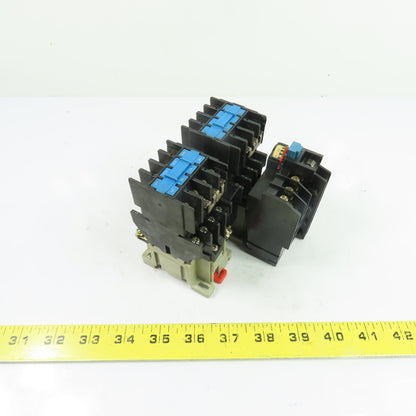 Riken RAB-12T10 3-Pole Contactor 110V Coil w/ BTH-12T2E Overload Relay 1-1.4A
