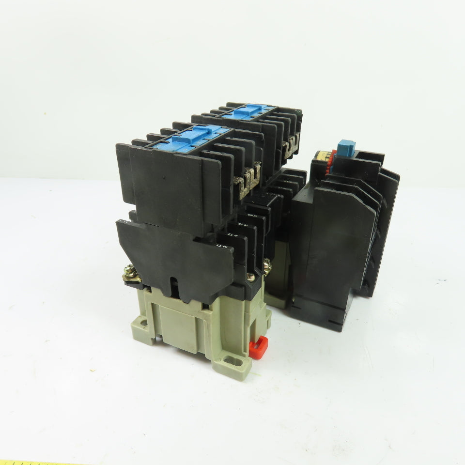 Riken RAB-12T10 3-Pole Contactor 110V Coil w/ BTH-12T2E Overload Relay 1-1.4A