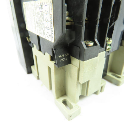Riken RAB-12T10 3-Pole Contactor 110V Coil w/ BTH-12T2E Overload Relay 1-1.4A