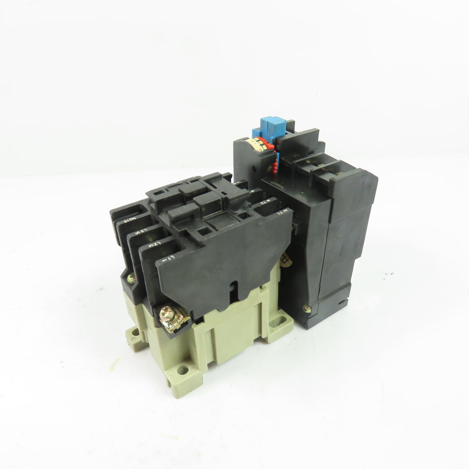 Riken RAB-12T10 3-Pole Contactor 110V Coil w/ BTH-12T2E Overload Relay 1-1.4A