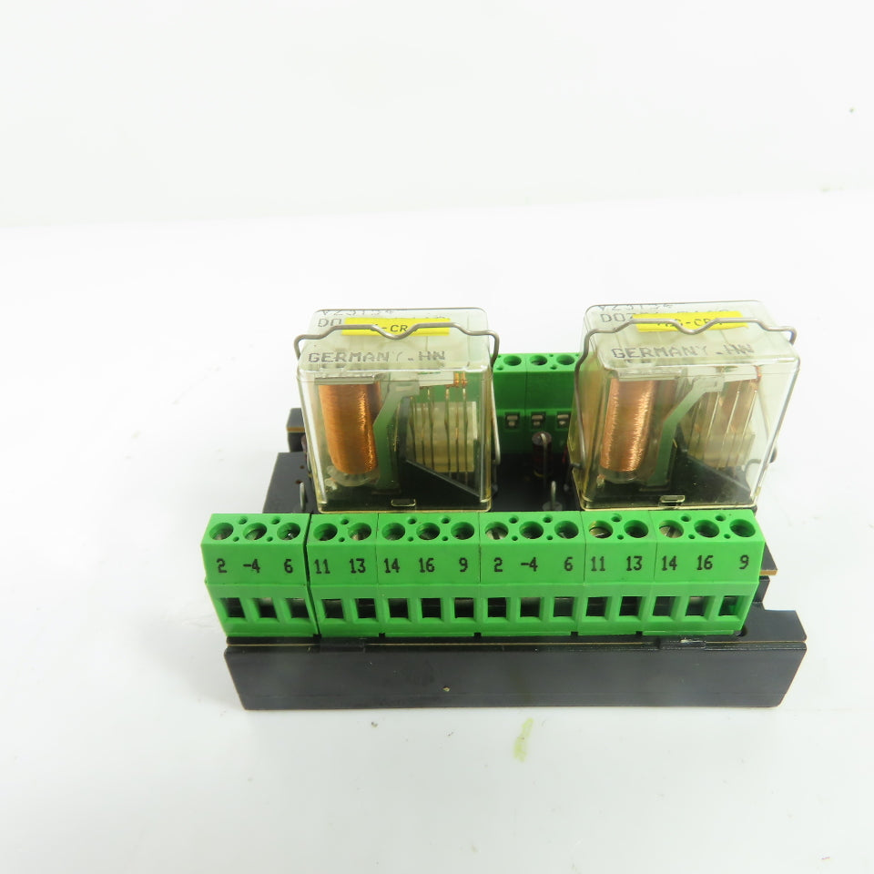 Murrelektronik 616010 Dual RelayBoard Assembly 24VDC In 125VAC/DC-2A Output