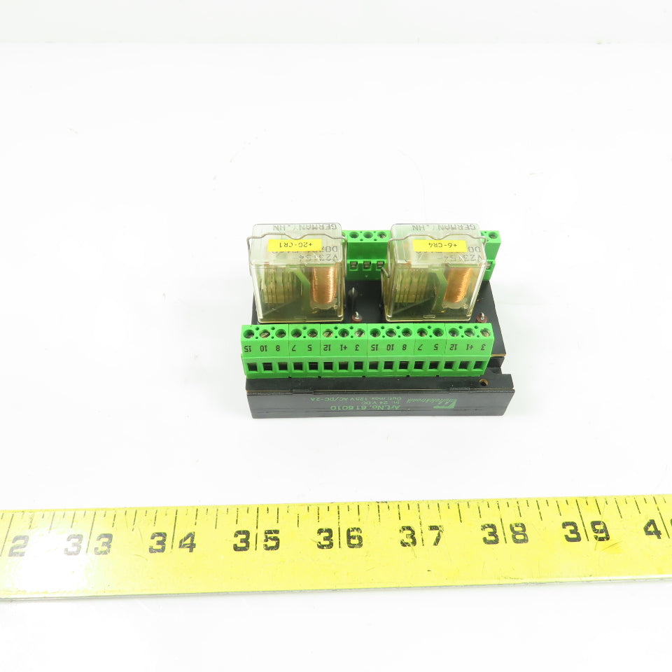 Murrelektronik 616010 Dual RelayBoard Assembly 24VDC In 125VAC/DC-2A Output