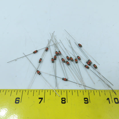 J.W. Miller 70F105AI 10uH RF Choke Inductor Axial Lead 75mA Lot Of 20
