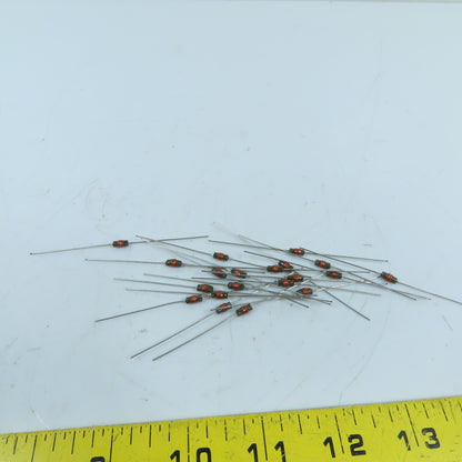 J.W. Miller 70F105AI 10uH RF Choke Inductor Axial Lead 75mA Lot Of 20